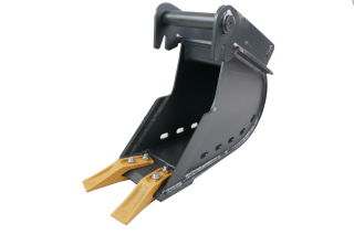 Delta-Competent MS01 Tieflöffel Baggerschaufel Baggerlöffel Minibagger 20 cm 200 mm 20cm 1,5T 