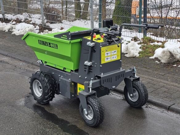 Delta-Competent Elektro Minidumper 4x2 mit hydr. Kippung 500 kg