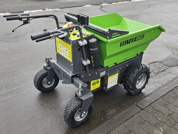 Delta-Competent Elektro Minidumper 4x2 mit hydr. Kippung 500 kg