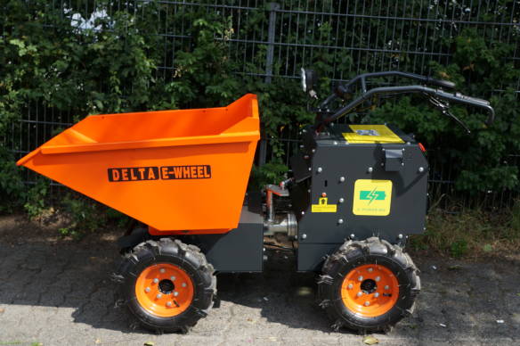 Delta-Competent 4x4 Allrad elektronischer Minidumper Schubkarre Knickgelenkt 300kg