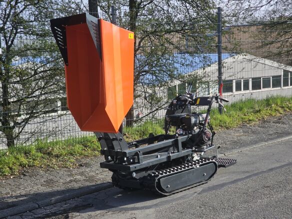 Delta-Competent Hochentlader Raupendumper Kettendumper hydr. Kippbar 500kg