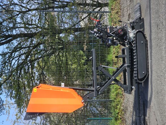 Delta-Competent Hochentlader Raupendumper Kettendumper hydr. Kippbar 500kg