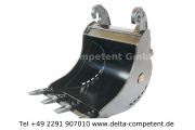 Delta-Competent CW10 Tieflöffel 500mm mit Hardox Schneide