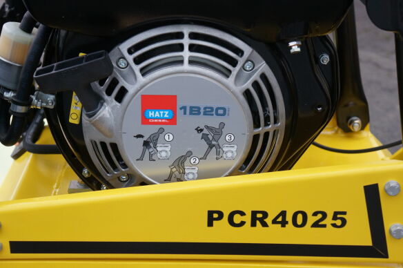 MASTERPAC Masterpac Rüttelplatte PCR4025A mit HATZ Diesel reversierbar